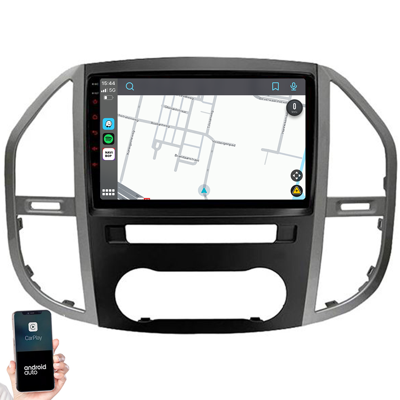 Mercedes Vito | Autoradio | 2014 t/m 2021 | Android 14 | Apple CarPlay & Android Auto