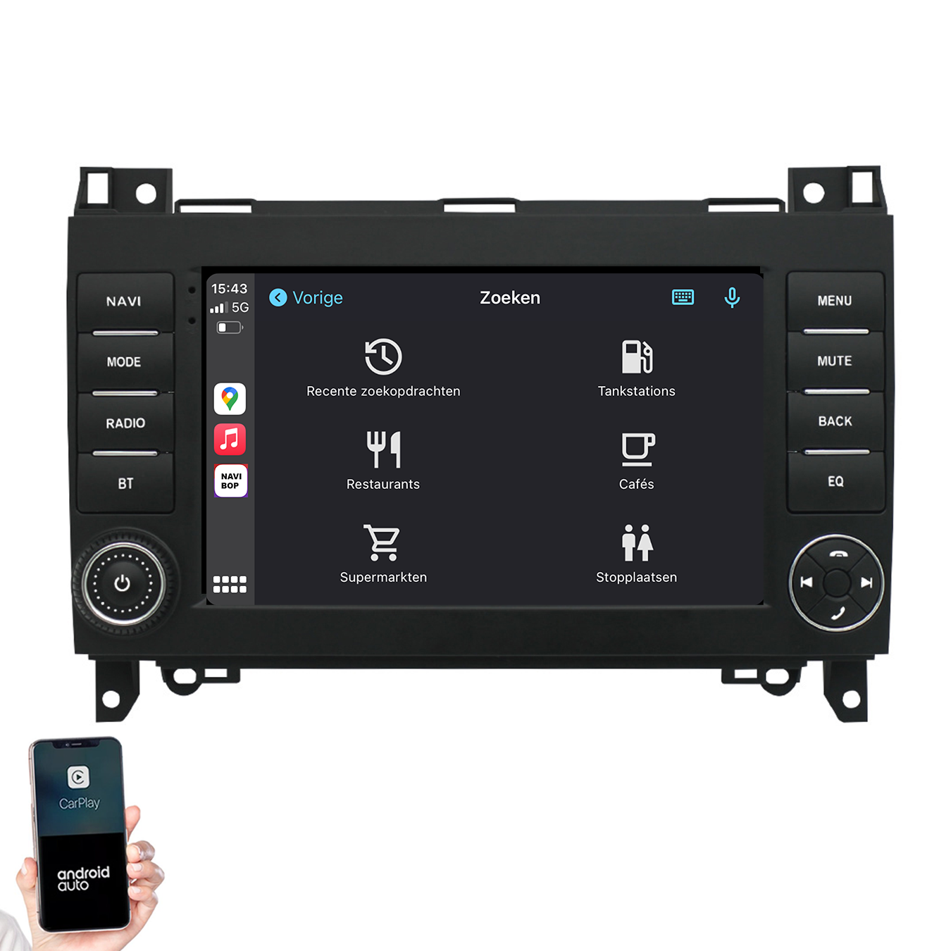 Mercedes Vito | Autoradio | 2006 t/m 2019 | Android 14 | Apple CarPlay & Android Auto