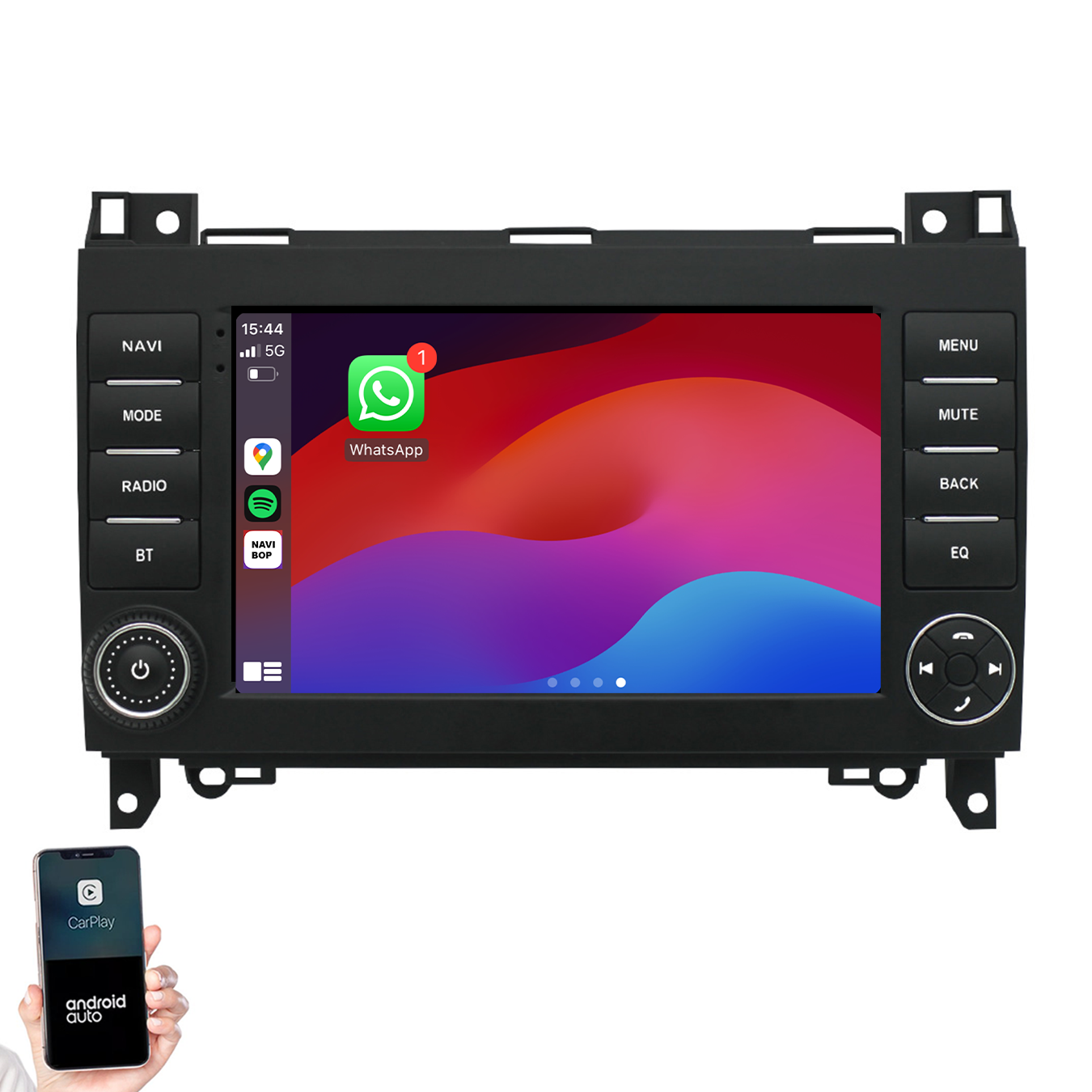 Mercedes Vito | Autoradio | 2006 t/m 2019 | Android 14 | Apple CarPlay & Android Auto