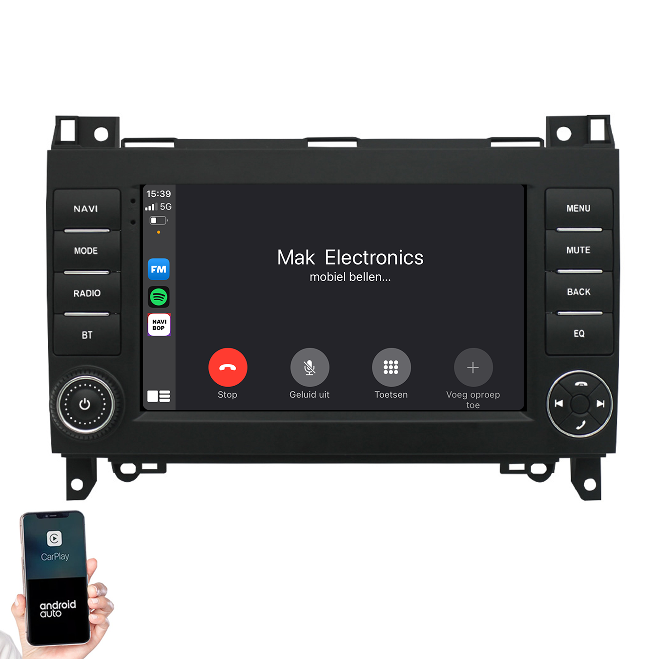Mercedes Vito | Autoradio | 2006 t/m 2019 | Android 14 | Apple CarPlay & Android Auto