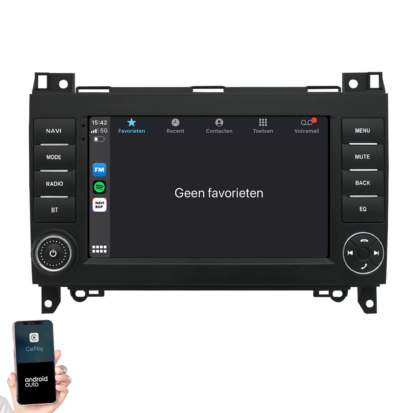 Mercedes Vito | Autoradio | 2006 t/m 2019 | Android 14 | Apple CarPlay & Android Auto