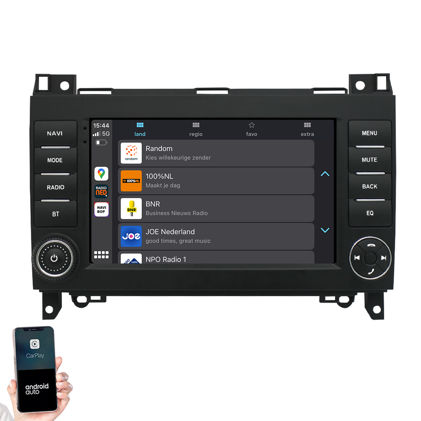 Mercedes Vito | Autoradio | 2006 t/m 2019 | Android 14 | Apple CarPlay & Android Auto