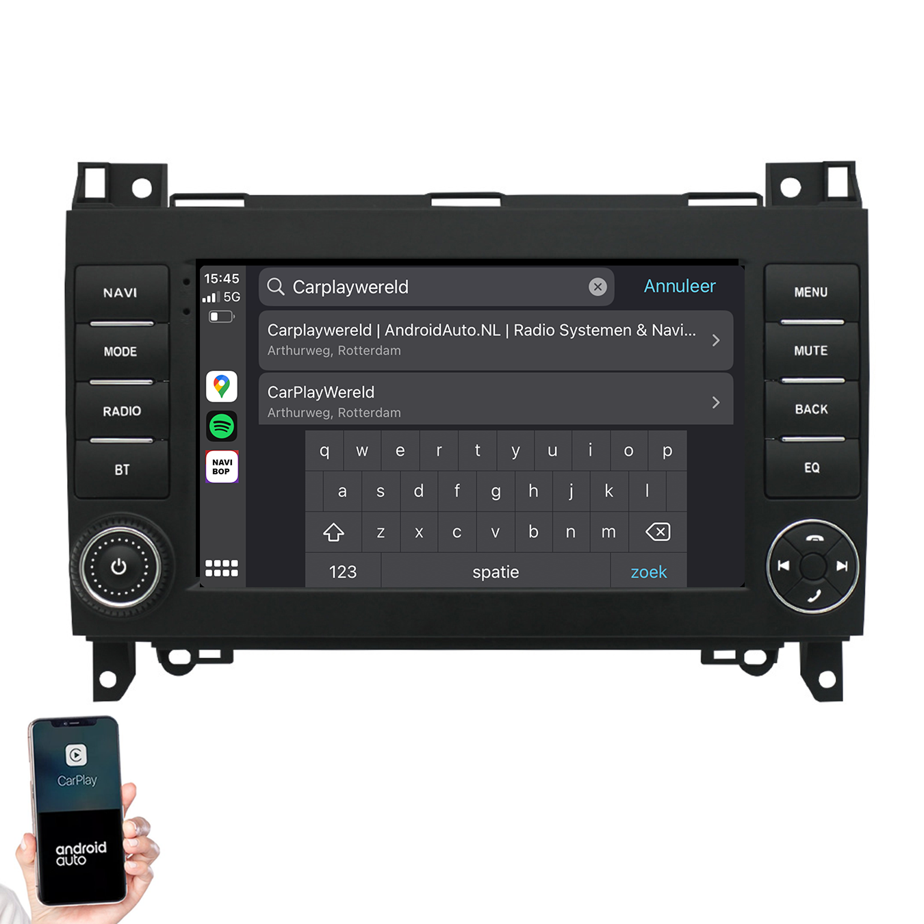 Mercedes Vito | Autoradio | 2006 t/m 2019 | Android 14 | Apple CarPlay & Android Auto
