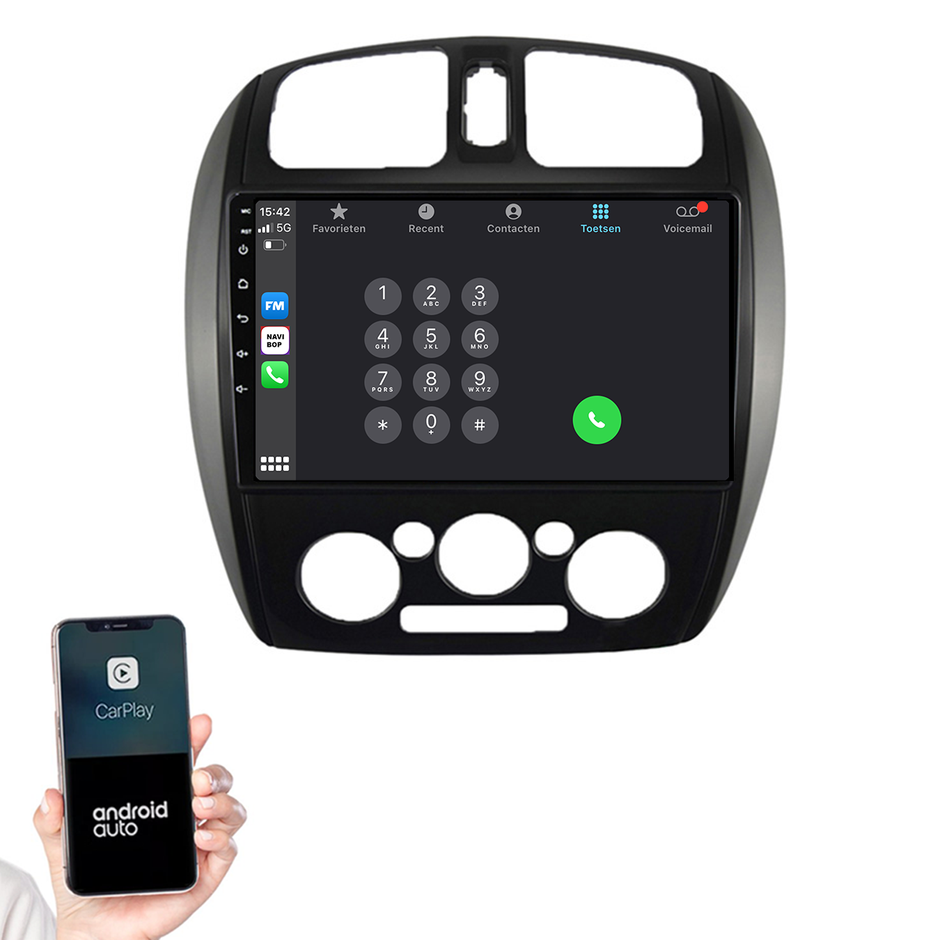 Mazda 323 | Autoradio | 2003 t/m 2009 | Android 14 | Apple CarPlay & Android Auto
