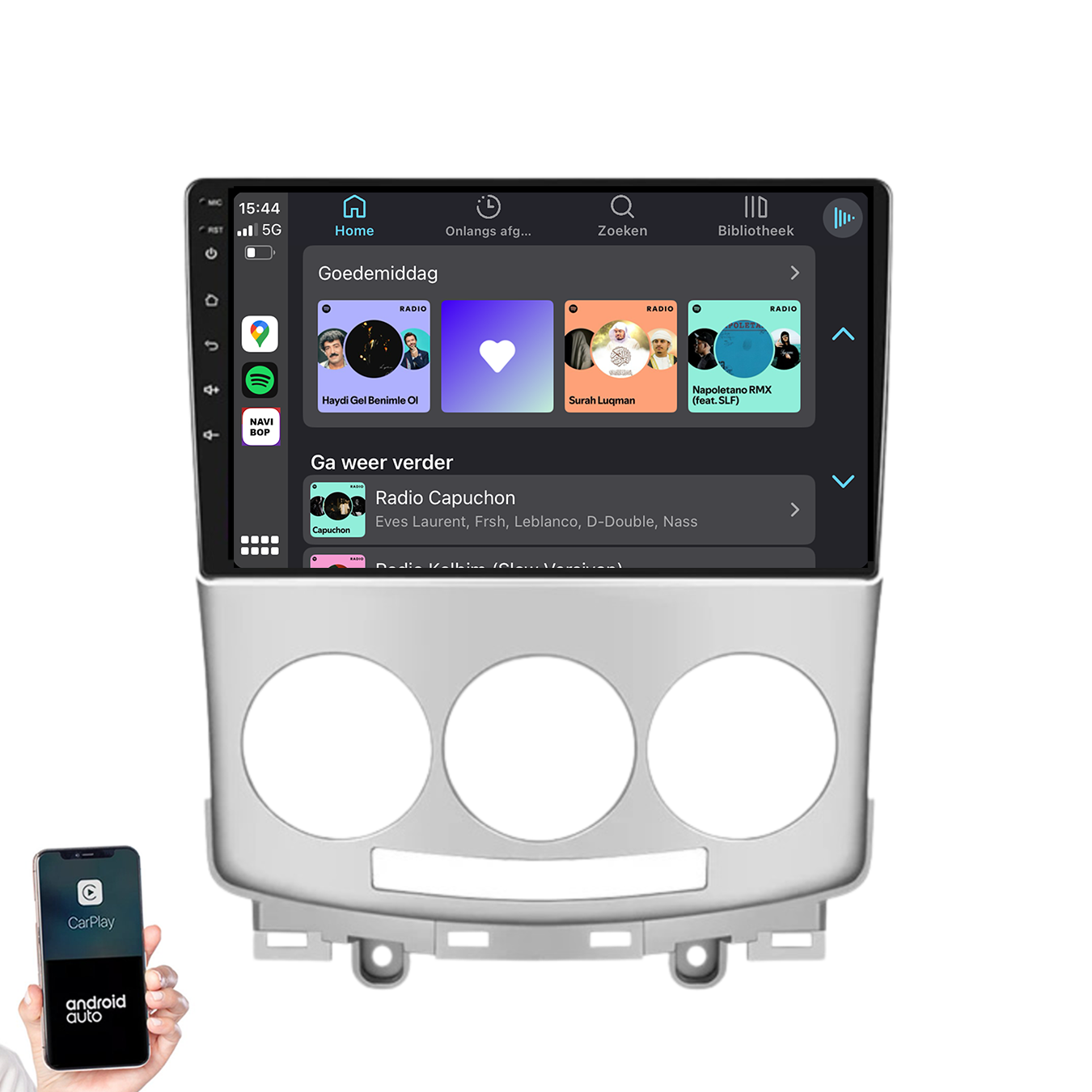 Mazda 5 | Autoradio | 2005 t/m 2010 | Android 14 | Apple CarPlay & Android Auto