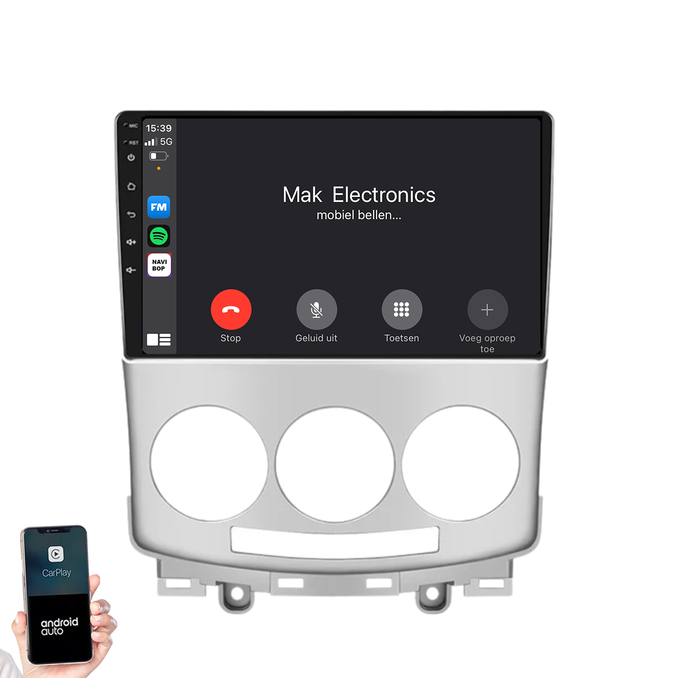 Mazda 5 | Autoradio | 2005 t/m 2010 | Android 14 | Apple CarPlay & Android Auto