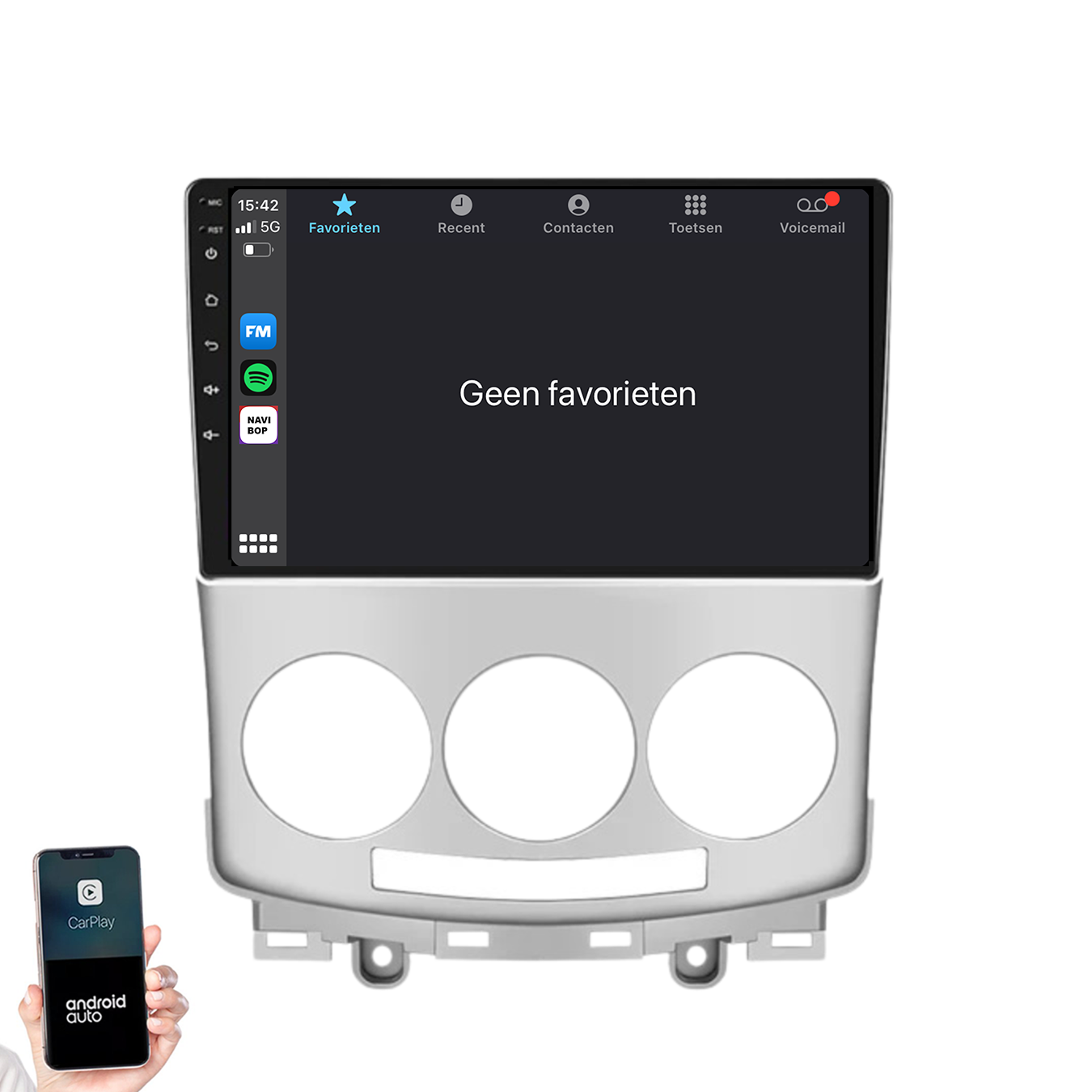Mazda 5 | Autoradio | 2005 t/m 2010 | Android 14 | Apple CarPlay & Android Auto