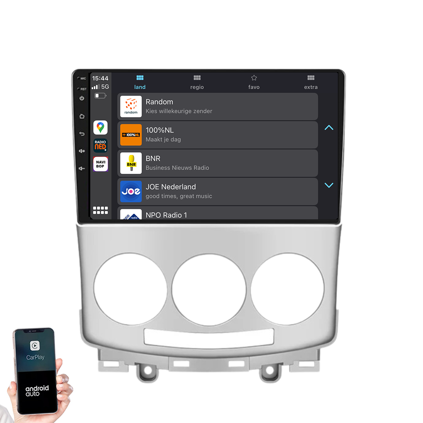 Mazda 5 | Autoradio | 2005 t/m 2010 | Android 14 | Apple CarPlay & Android Auto