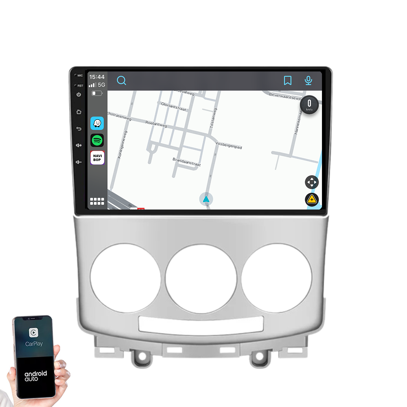 Mazda 5 | Autoradio | 2005 t/m 2010 | Android 14 | Apple CarPlay & Android Auto