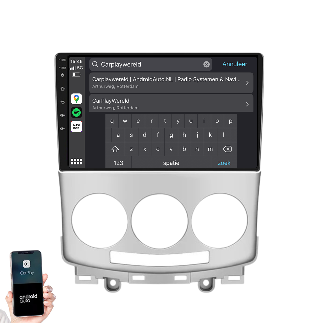 Mazda 5 | Autoradio | 2005 t/m 2010 | Android 14 | Apple CarPlay & Android Auto