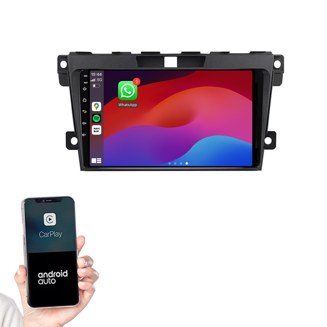 Mazda CX-7 | Autoradio | 2006 t/m 2015 | Android 14 | Apple CarPlay & Android Auto
