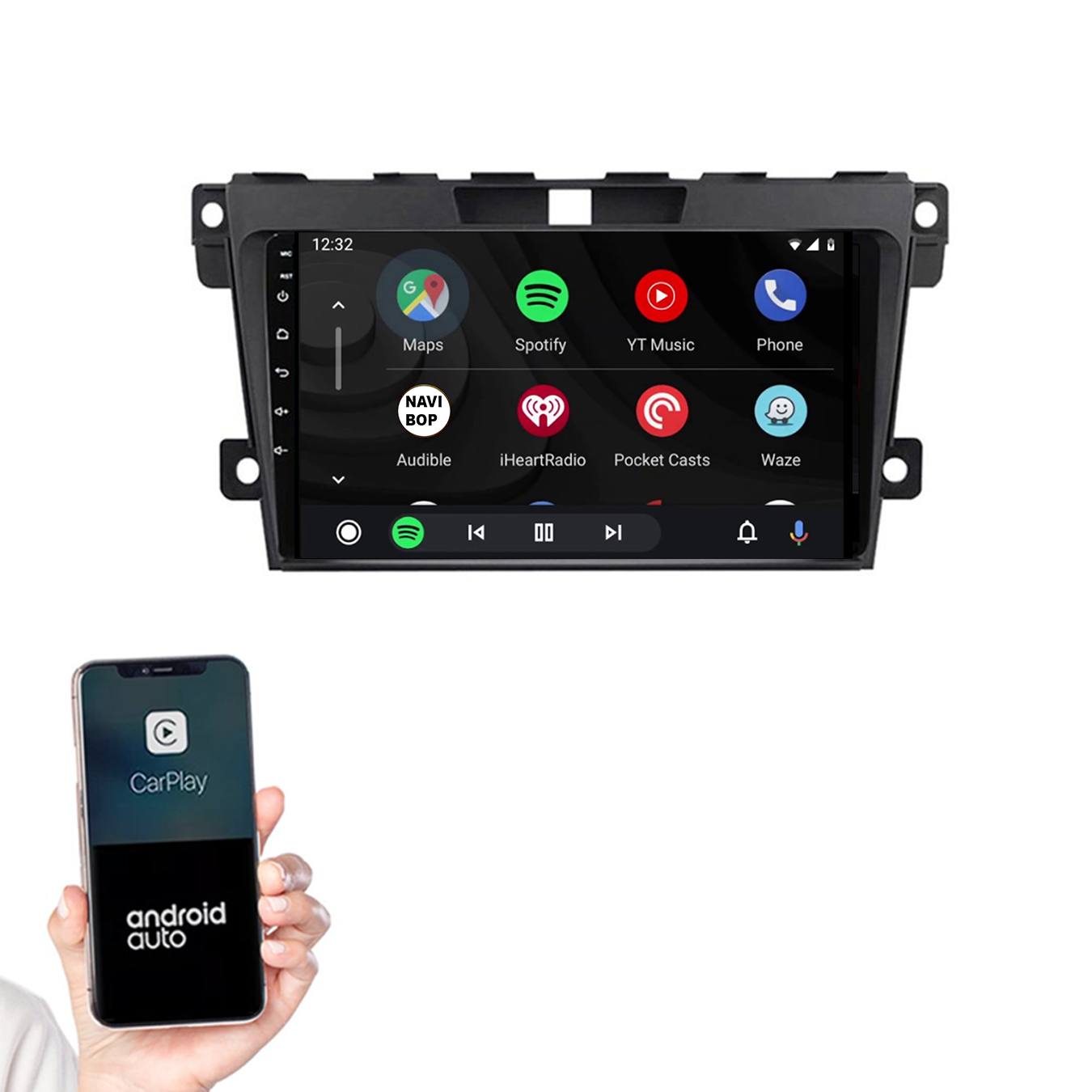 Mazda CX-7 | Autoradio | 2006 t/m 2015 | Android 14 | Apple CarPlay & Android Auto