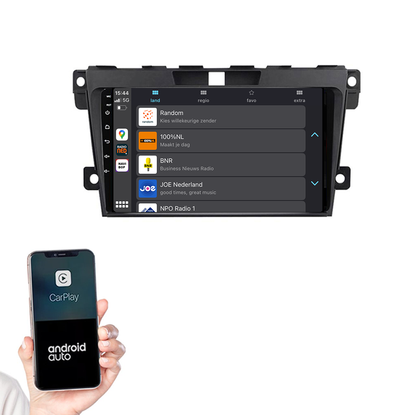 Mazda CX-7 | Autoradio | 2006 t/m 2015 | Android 14 | Apple CarPlay & Android Auto