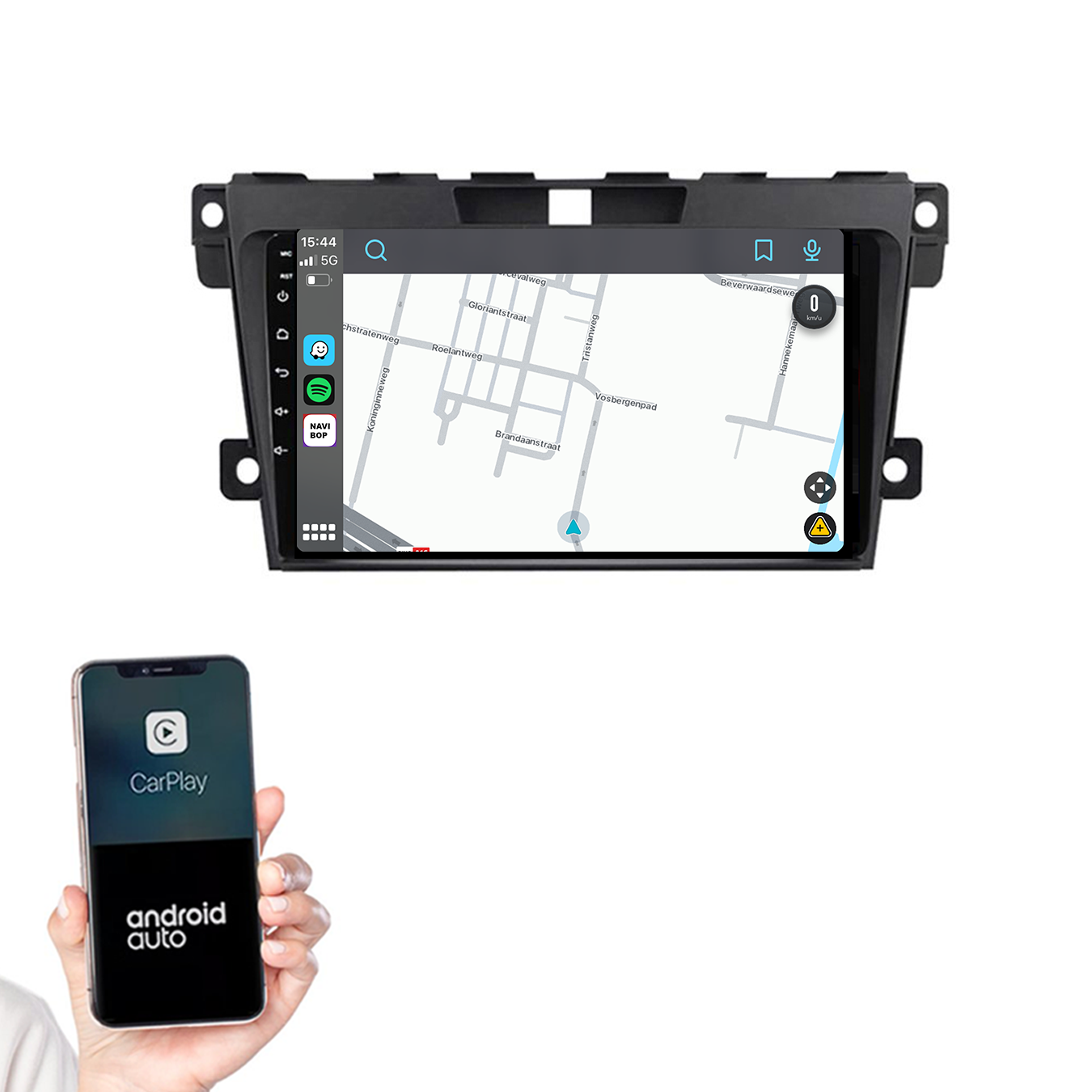 Mazda CX-7 | Autoradio | 2006 t/m 2015 | Android 14 | Apple CarPlay & Android Auto