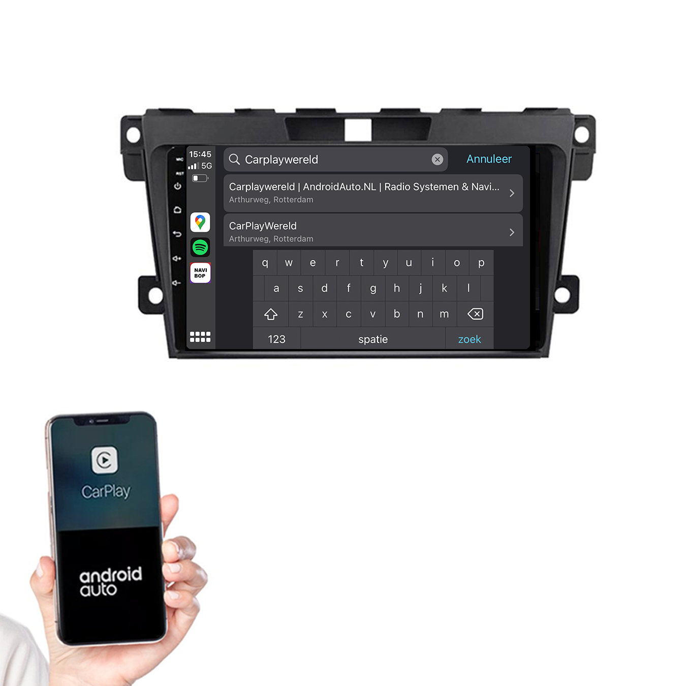 Mazda CX-7 | Autoradio | 2006 t/m 2015 | Android 14 | Apple CarPlay & Android Auto