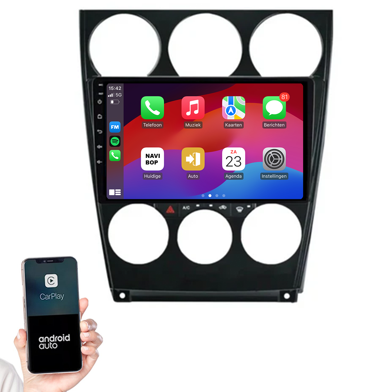 Mazda 6 | Autoradio | 2004 t/m 2015 | Android 14 | Apple CarPlay & Android Auto