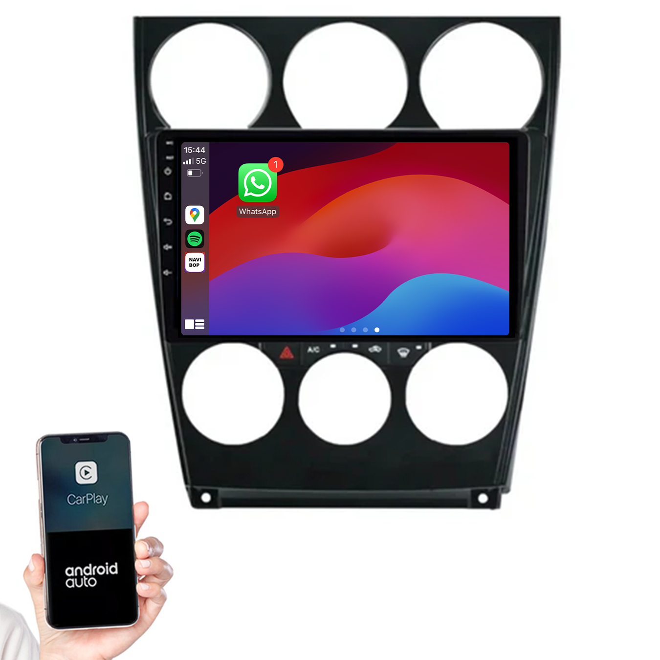 Mazda 6 | Autoradio | 2004 t/m 2015 | Android 14 | Apple CarPlay & Android Auto