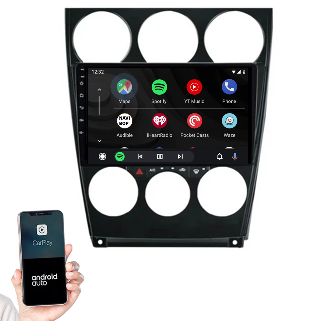 Mazda 6 | Autoradio | 2004 t/m 2015 | Android 14 | Apple CarPlay & Android Auto