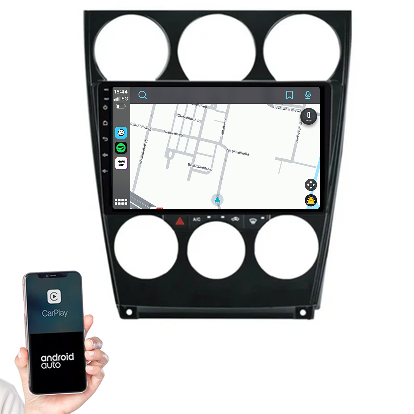 Mazda 6 | Autoradio | 2004 t/m 2015 | Android 14 | Apple CarPlay & Android Auto