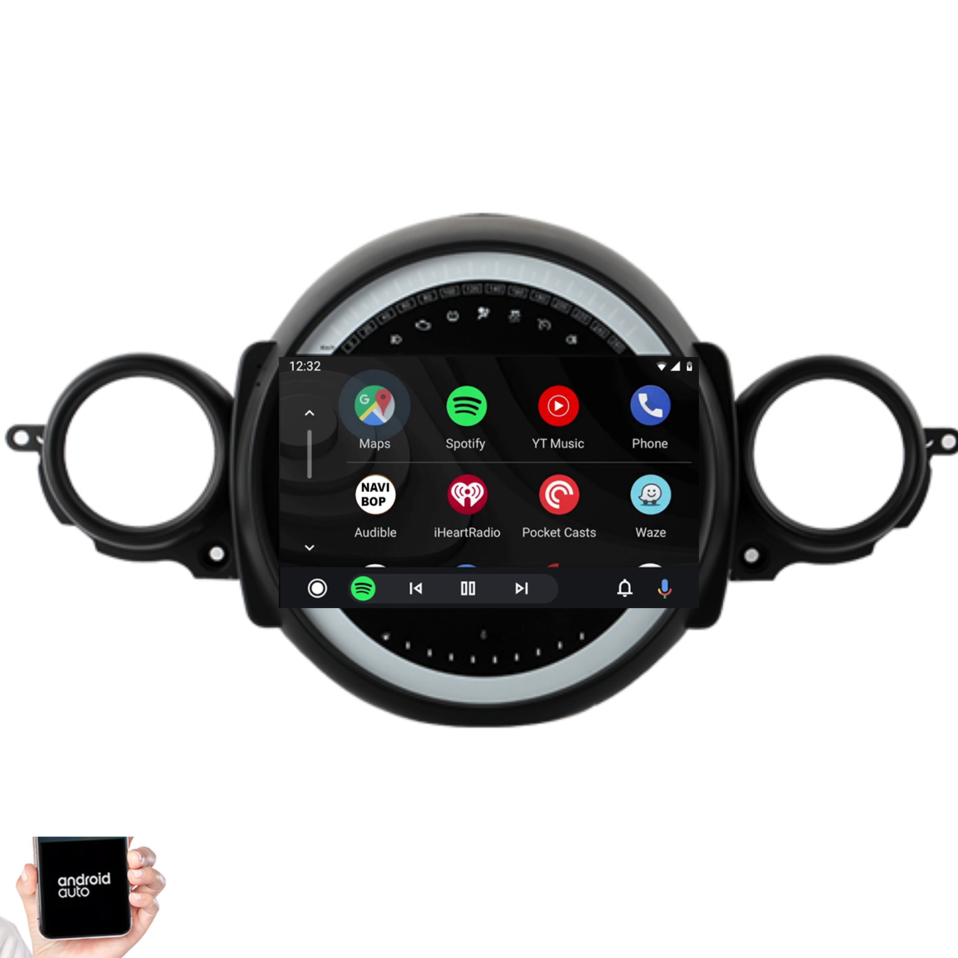 Mini Cooper R56 | Autoradio | 2007 t/m 2015 | Android 14 | Apple CarPlay & Android Auto