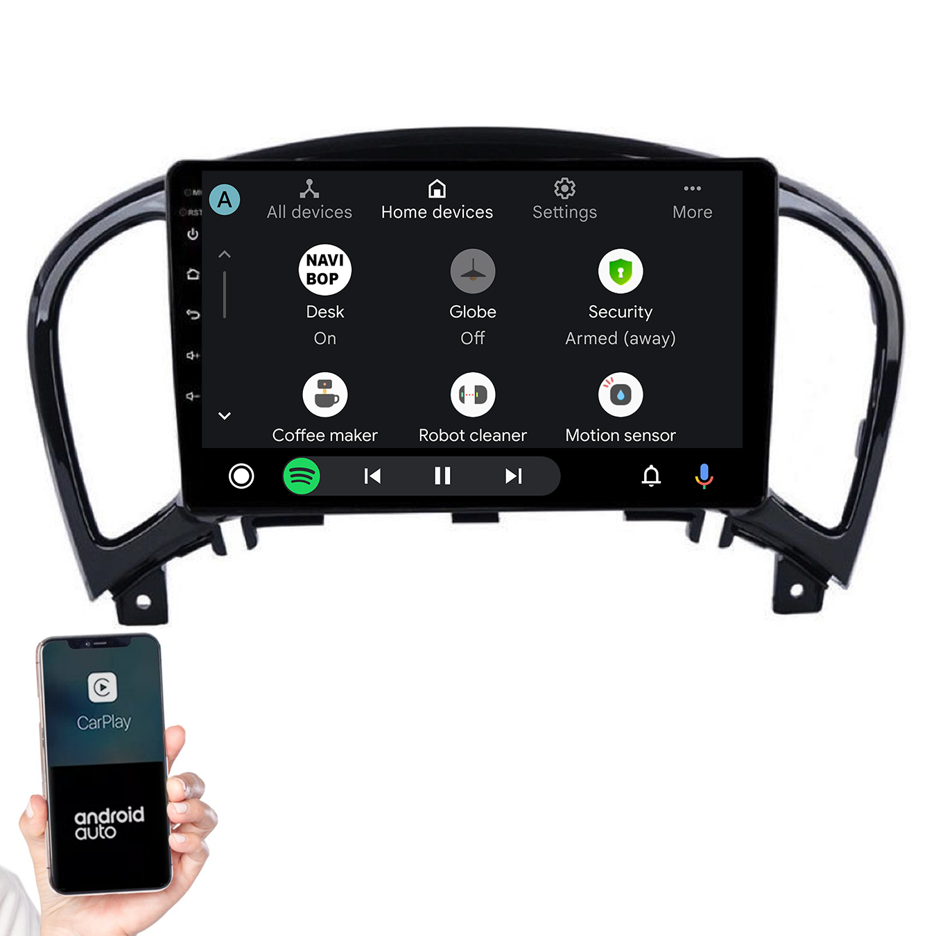 Nissan Juke | Autoradio | 2010 t/m 2019 | Android 14 | Apple CarPlay & Android Auto