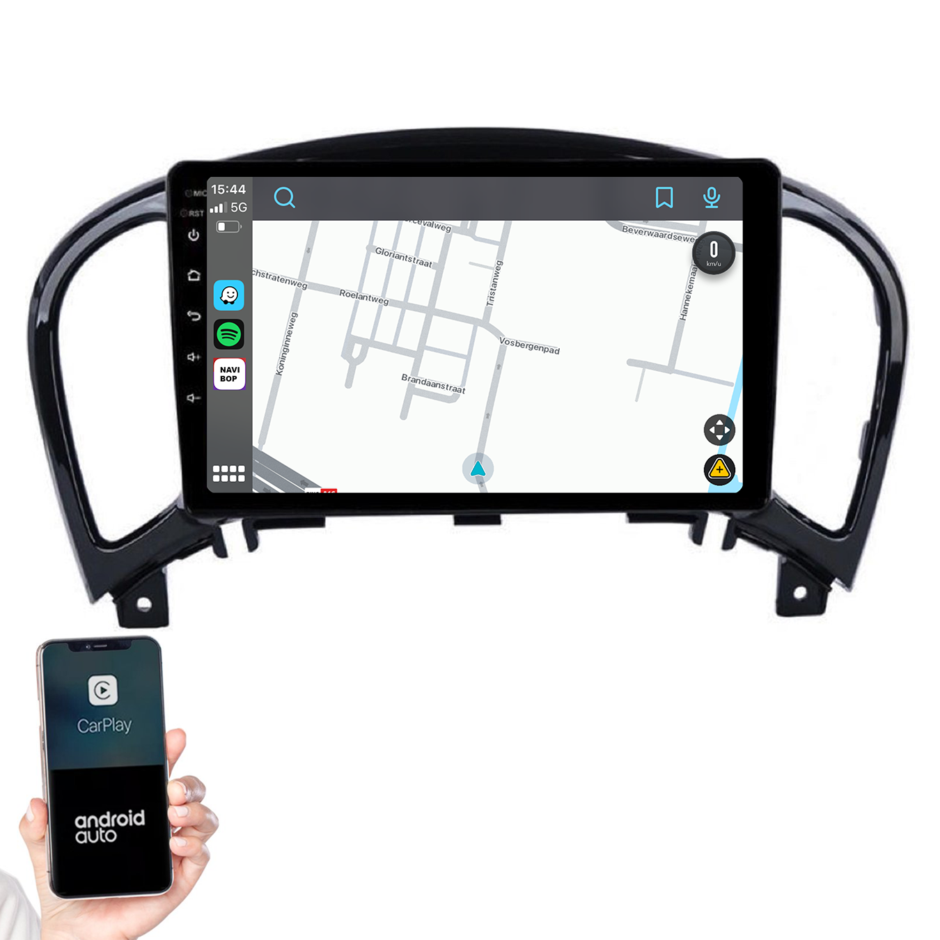 Nissan Juke | Autoradio | 2010 t/m 2019 | Android 14 | Apple CarPlay & Android Auto