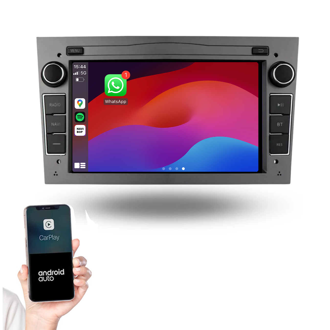 Opel Astra H | Autoradio | 2004 t/m 2010 | Android 14 | Apple CarPlay & Android Auto