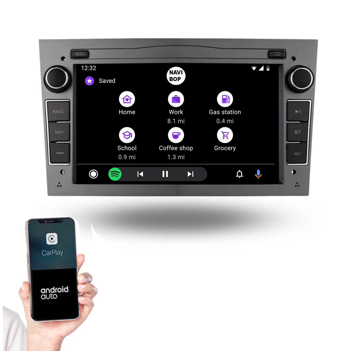 Opel Astra H | Autoradio | 2004 t/m 2010 | Android 14 | Apple CarPlay & Android Auto