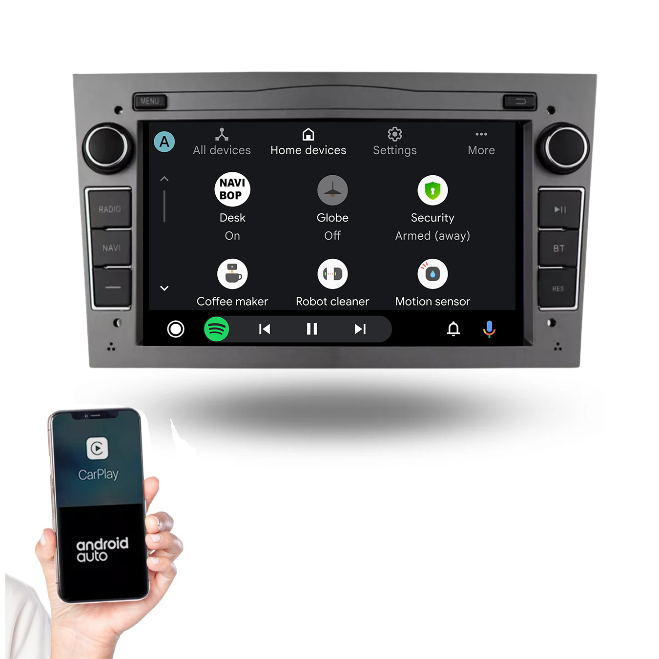 Opel Astra H | Autoradio | 2004 t/m 2010 | Android 14 | Apple CarPlay & Android Auto