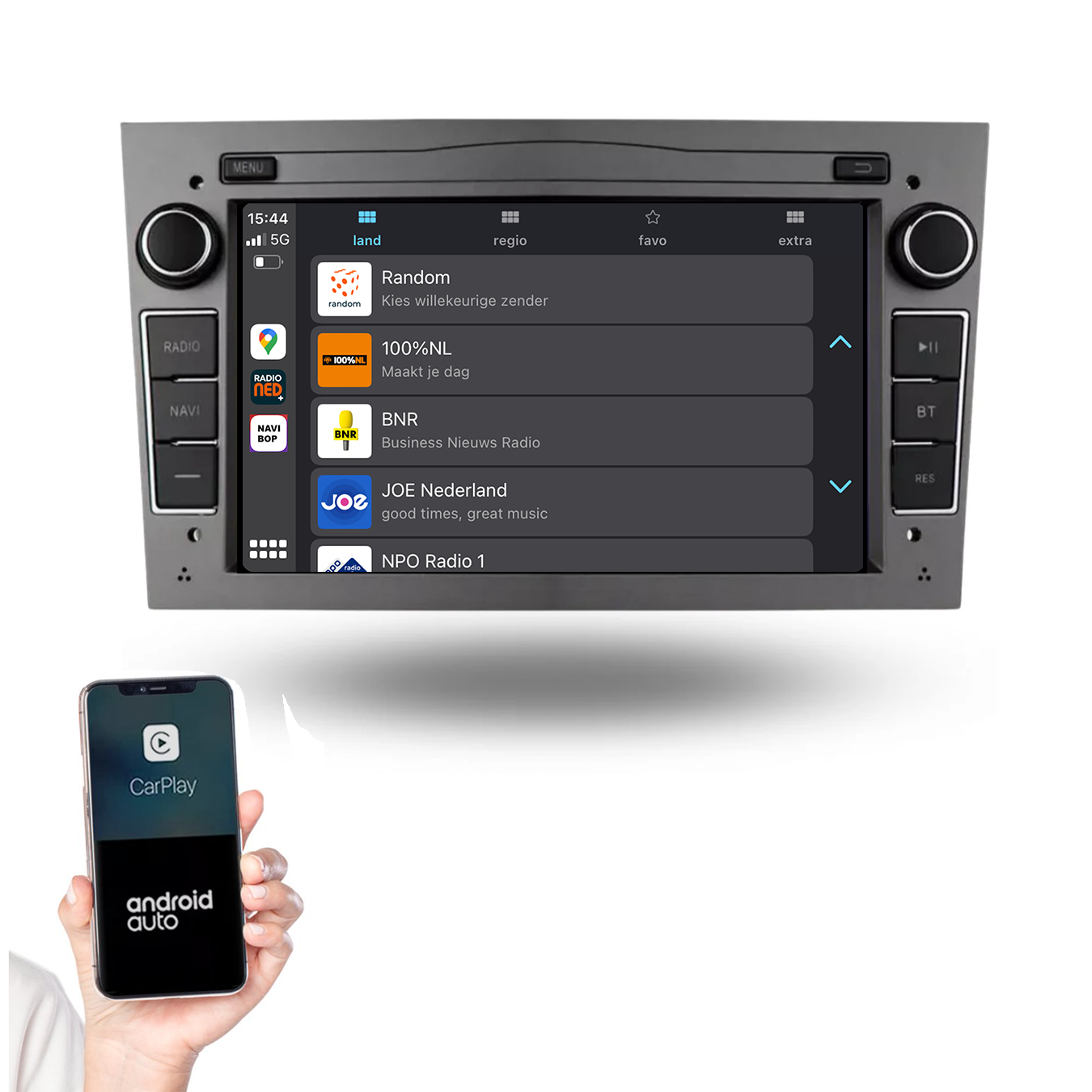 Opel Astra H | Autoradio | 2004 t/m 2010 | Android 14 | Apple CarPlay & Android Auto