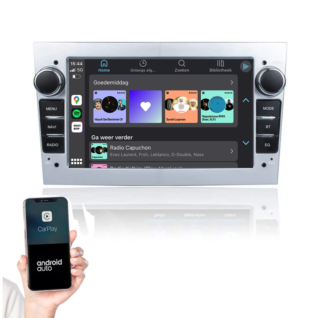 Opel Agila | Autoradio | 2003 t/m 2010 | Android 14 | Apple CarPlay & Android Auto