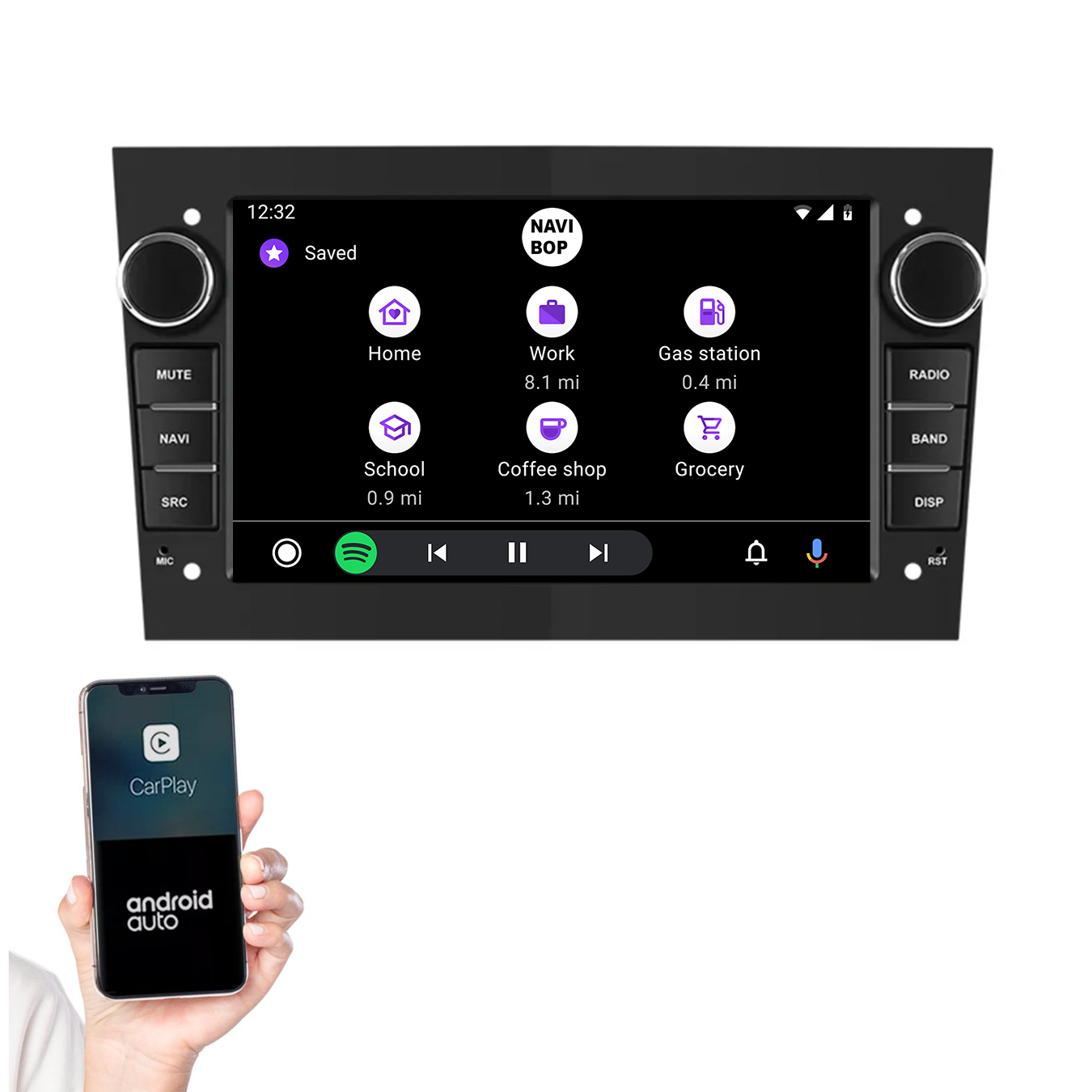 Opel Meriva | Autoradio | 2003 t/m 2012 | Android 14 | Apple CarPlay & Android Auto