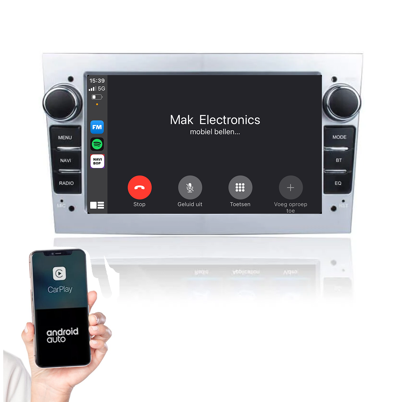 Opel Astra H | Autoradio | 2004 t/m 2010 | Android 14 | Apple CarPlay & Android Auto