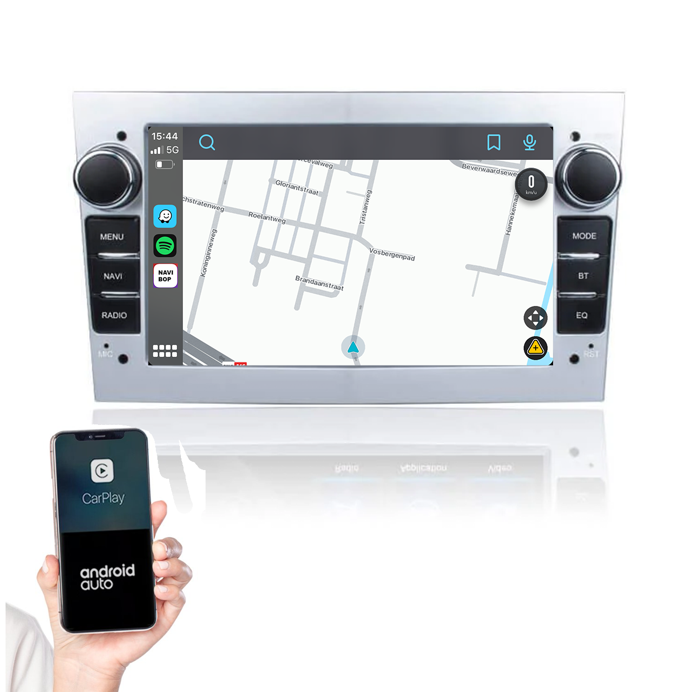 Opel Agila | Autoradio | 2003 t/m 2010 | Android 14 | Apple CarPlay & Android Auto