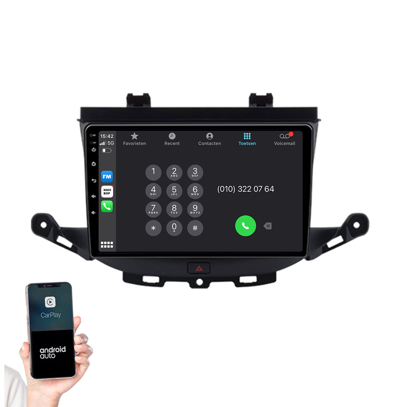 Opel Astra H | Autoradio | 2013 t/m 2021 | Android 14 | Apple CarPlay & Android Auto