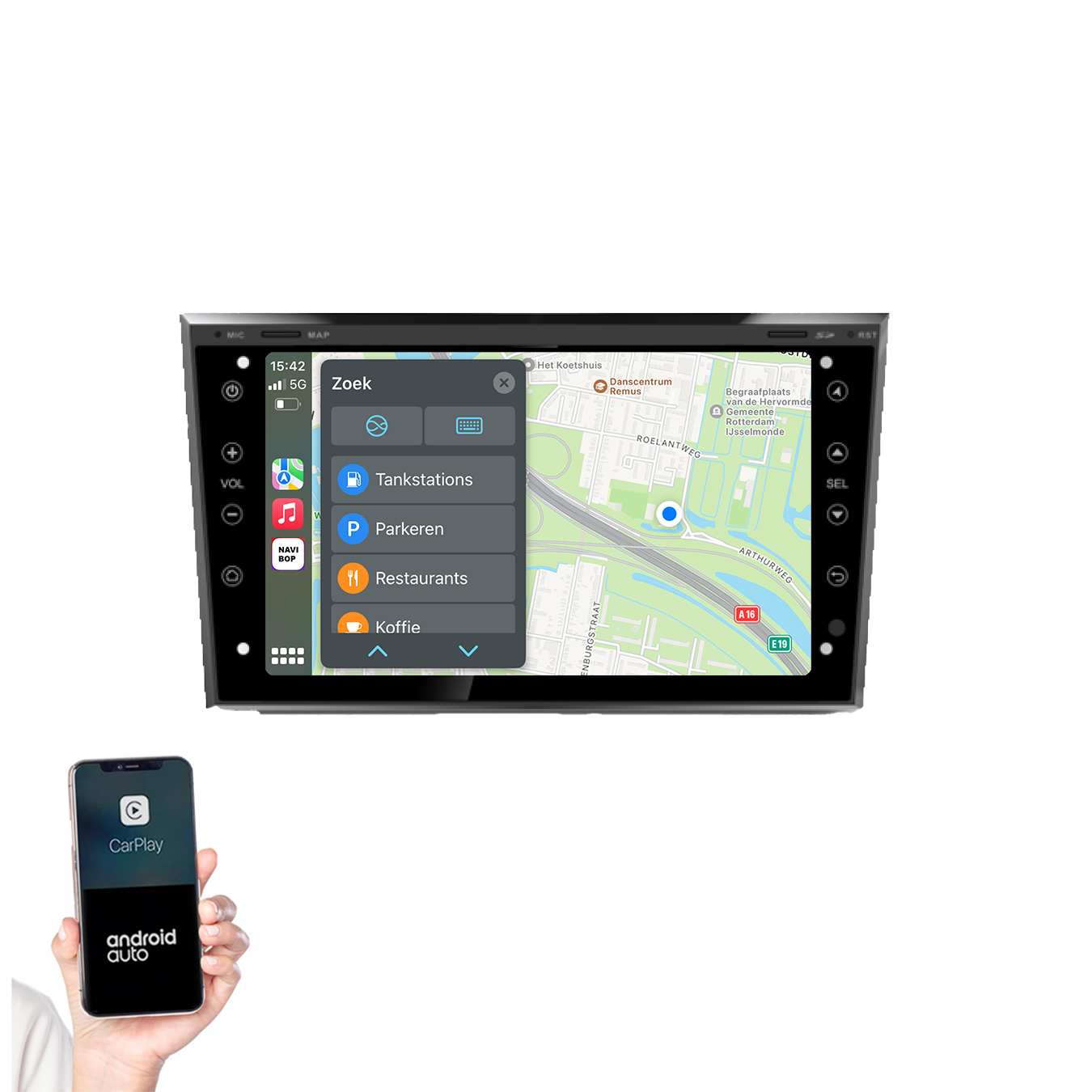 Opel Corsa D | Autoradio | 2005 t/m 2014 | Android 13 | Apple CarPlay & Android Auto