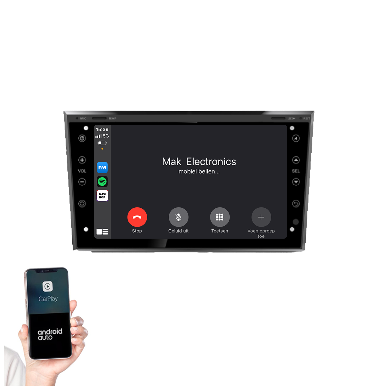 Opel Corsa D | Autoradio | 2005 t/m 2014 | Android 13 | Apple CarPlay & Android Auto
