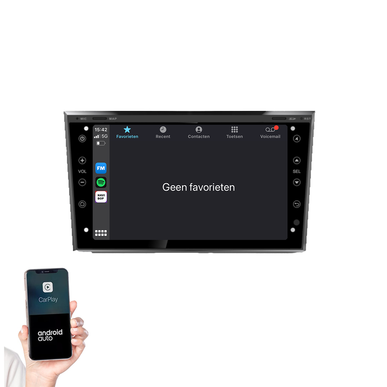 Opel Corsa D | Autoradio | 2005 t/m 2014 | Android 13 | Apple CarPlay & Android Auto