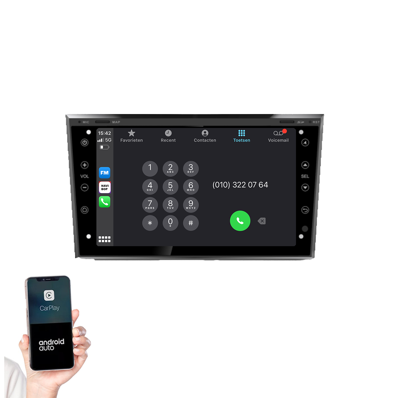 Opel Corsa D | Autoradio | 2005 t/m 2014 | Android 13 | Apple CarPlay & Android Auto
