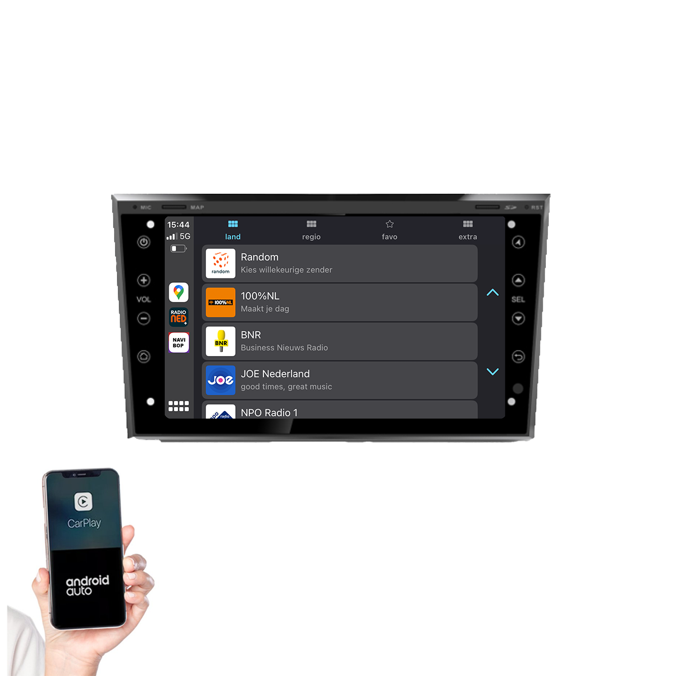 Opel Corsa D | Autoradio | 2005 t/m 2014 | Android 13 | Apple CarPlay & Android Auto