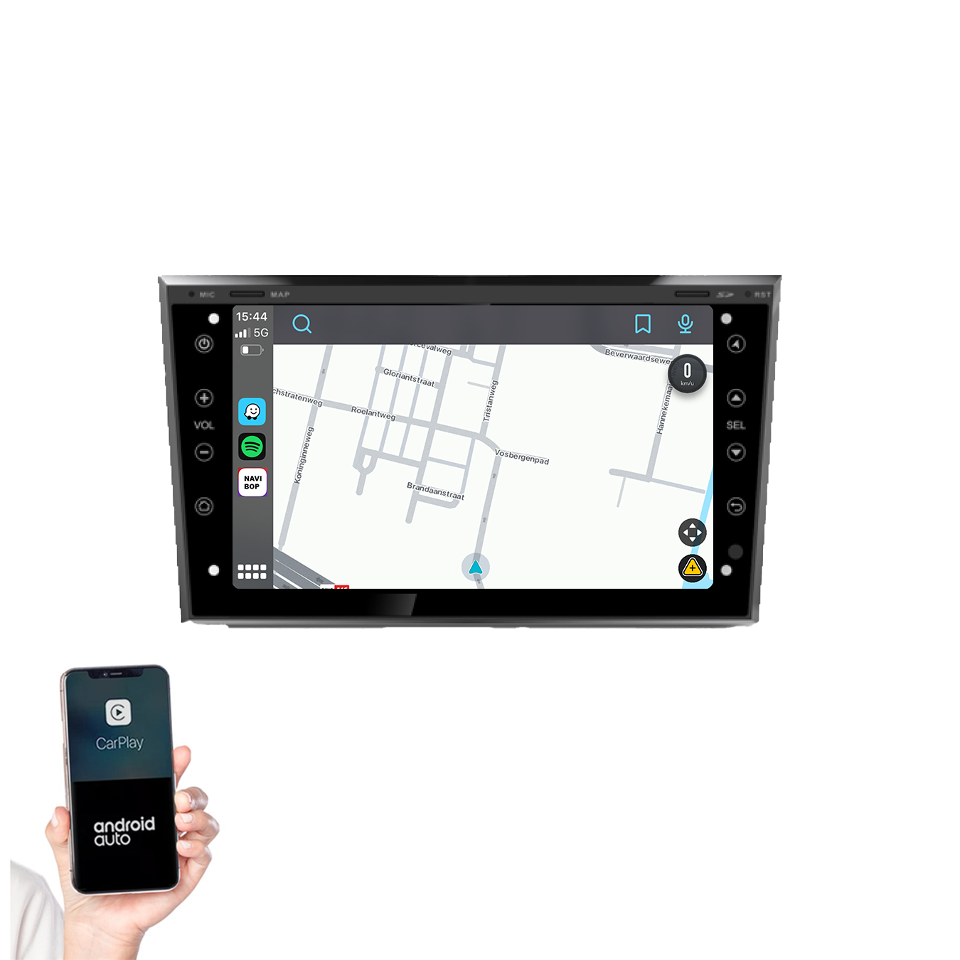 Opel Corsa D | Autoradio | 2005 t/m 2014 | Android 13 | Apple CarPlay & Android Auto