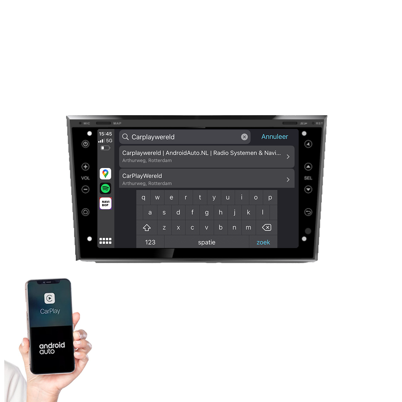 Opel Corsa D | Autoradio | 2005 t/m 2014 | Android 13 | Apple CarPlay & Android Auto