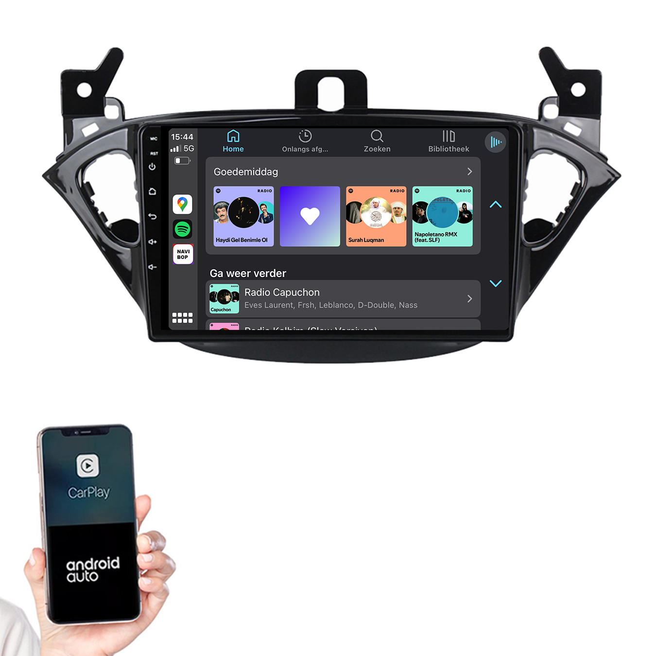 Opel Corsa E | Autoradio | 2015 t/m 2020 | Android 14 | Apple CarPlay & Android Auto