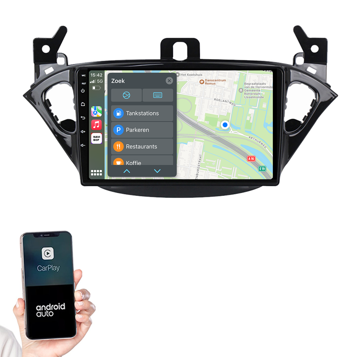 Opel Adam | Autoradio | 2015 t/m 2020 | Android 14 | Apple CarPlay & Android Auto
