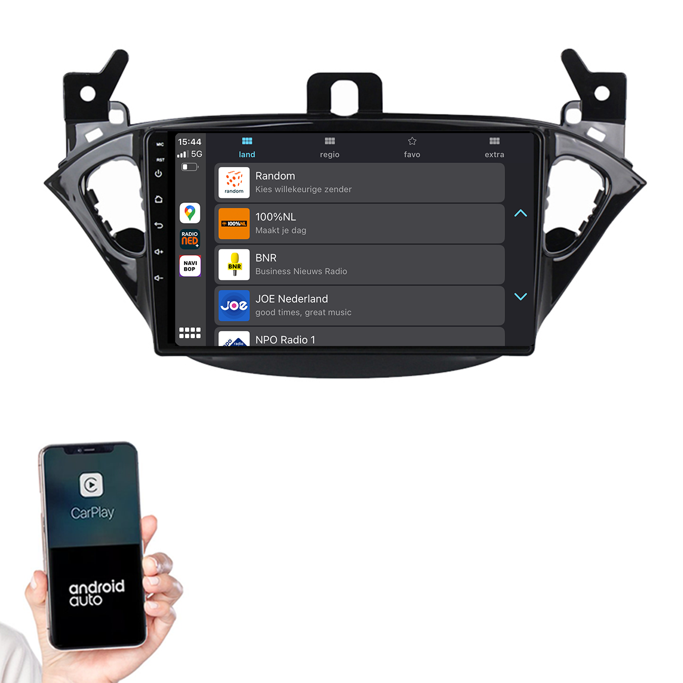 Opel Corsa E | Autoradio | 2015 t/m 2020 | Android 14 | Apple CarPlay & Android Auto
