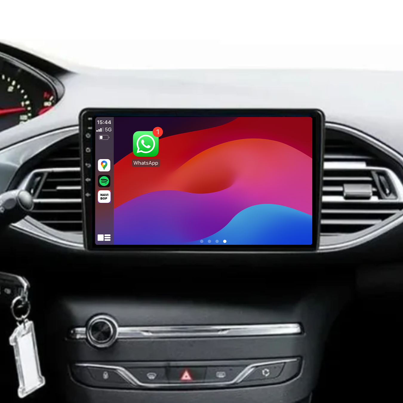 Peugeot 308 | Autoradio | 2010 t/m 2016 | Android 14 | Apple CarPlay & Android Auto
