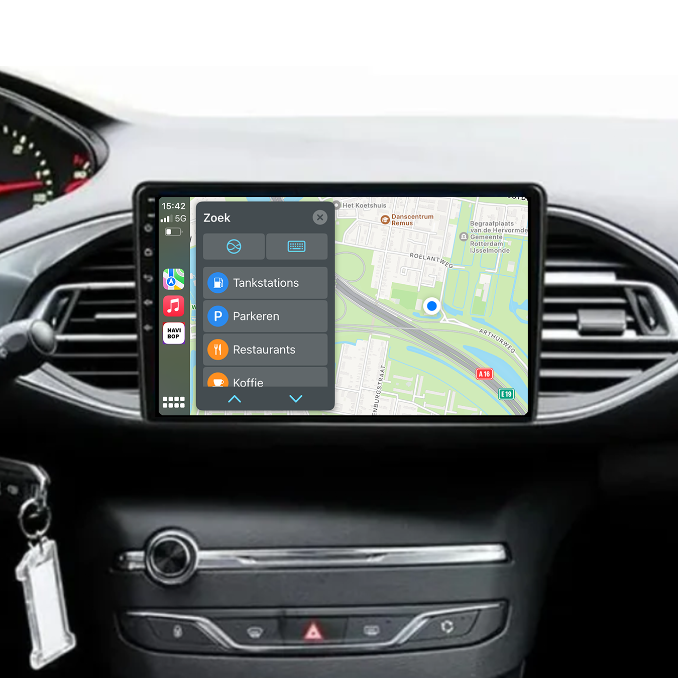 Peugeot 308 | Autoradio | 2010 t/m 2016 | Android 14 | Apple CarPlay & Android Auto