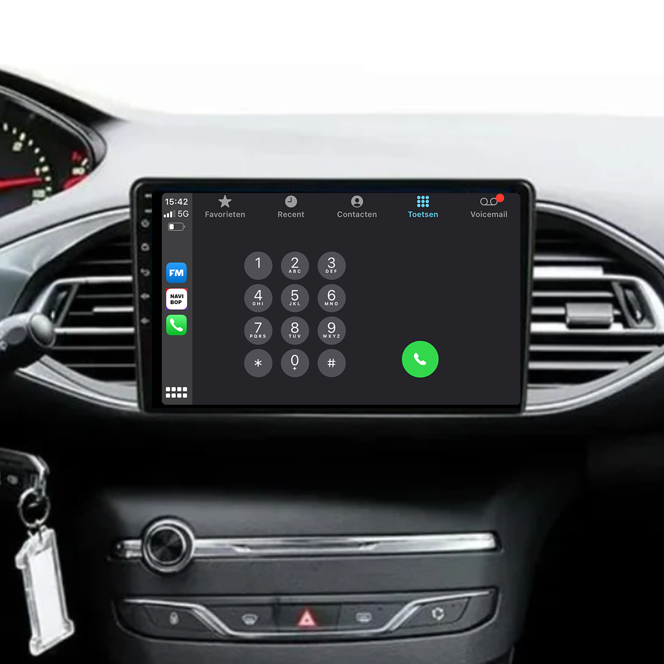 Peugeot 308 | Autoradio | 2010 t/m 2016 | Android 14 | Apple CarPlay & Android Auto