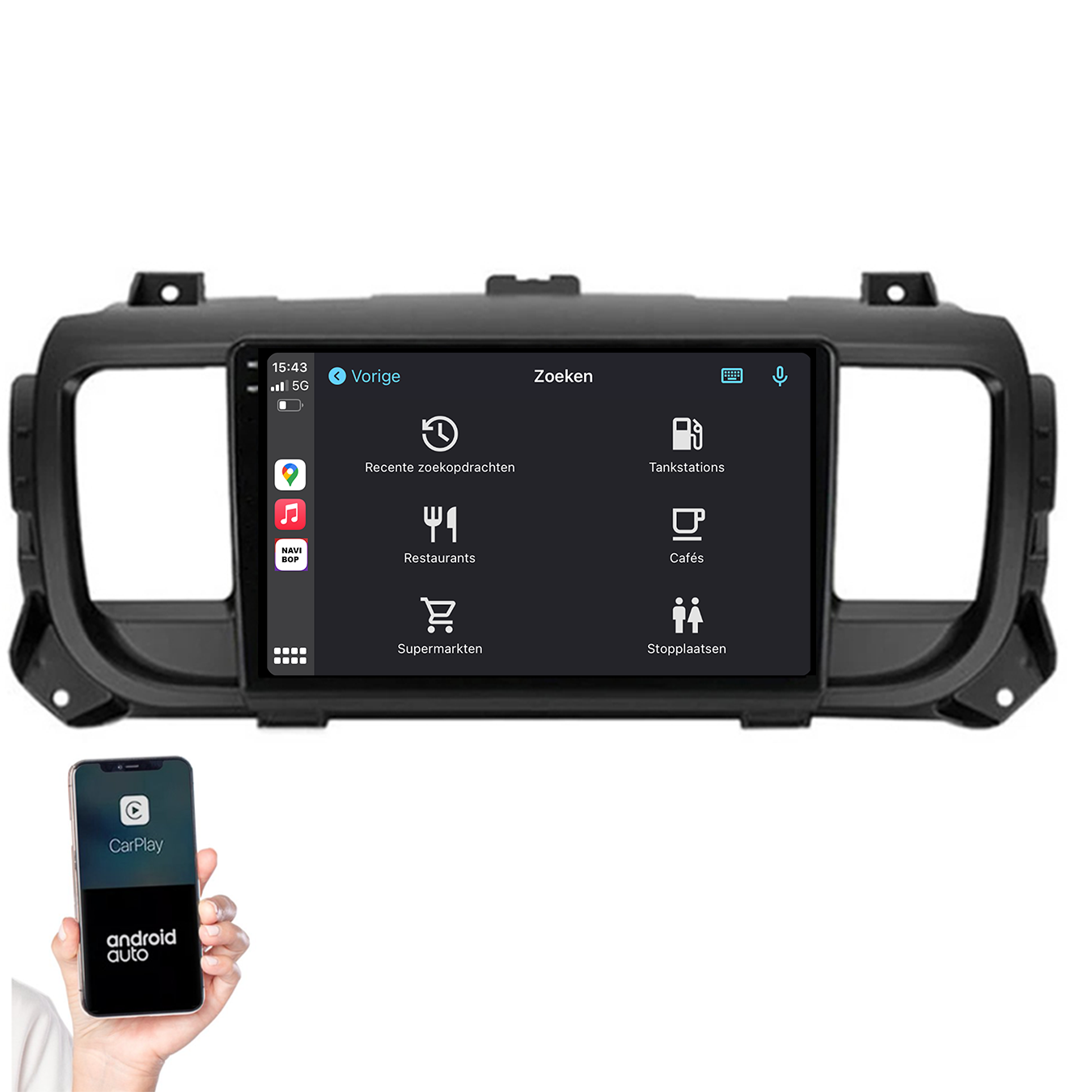 Opel Vivaro | Autoradio | 2021+ | Android 14 | Apple CarPlay & Android Auto
