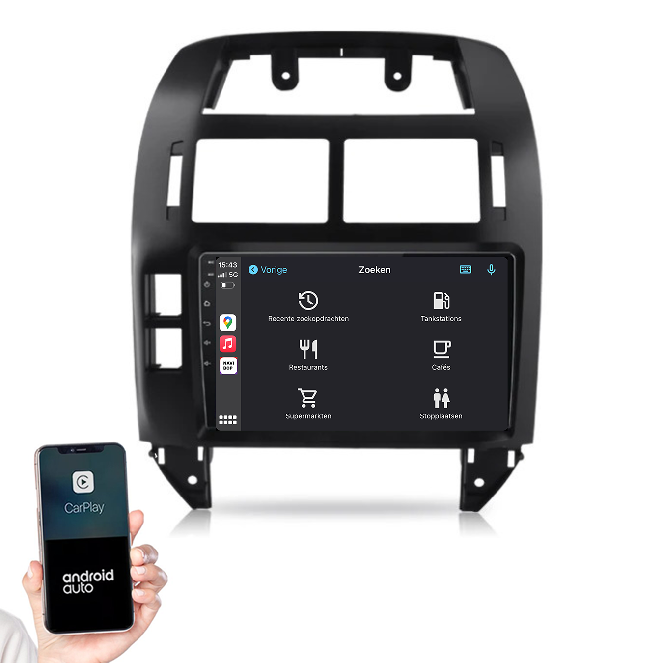 Volkswagen Polo | Autoradio | 2002 t/m 2009 | Android 14 | Apple CarPlay & Android Auto